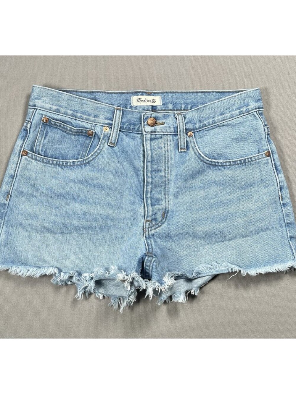 Madewell Relaxed Blue Dunwoody Wash Denim Shorts Inseam 2.5" - Women Size 29